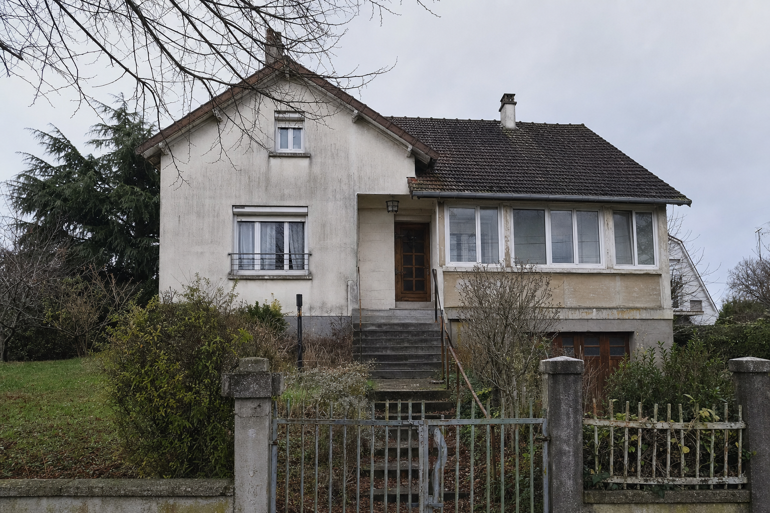 Pavillon avant rénovation